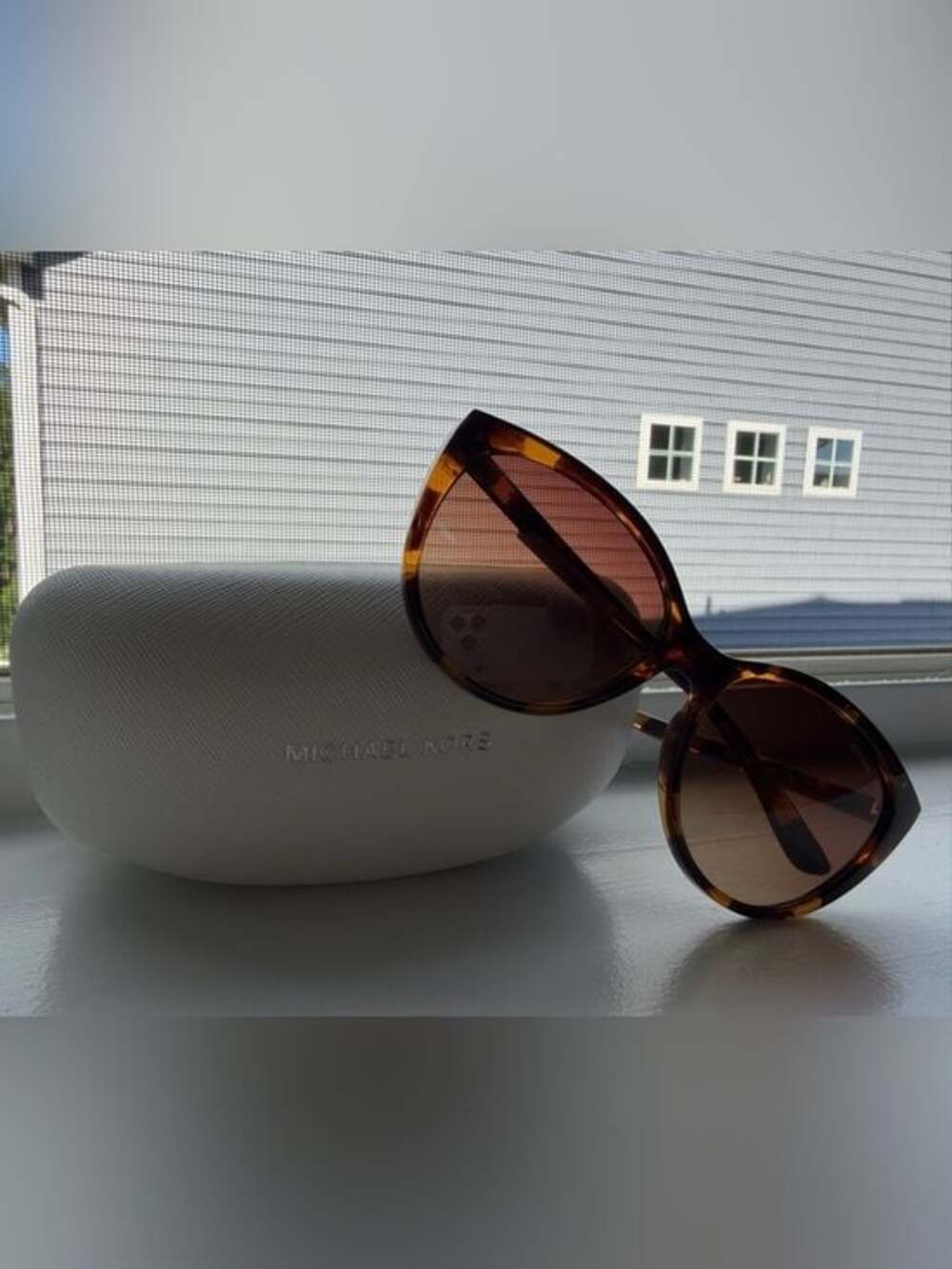 Michael Kors MK2167 Adrianna II Tortoise Cat Eye Sunglasses NWT